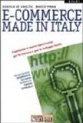E-commerce made in Italy. Esperienze e nuove opportunità per le imprese e per lo sviluppo locale