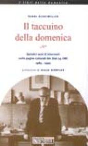 Il taccuino della domenica