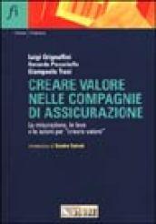 Creare valore nelle compagnie di assicurazione. La misurazione, le leve e le azioni per «creare valore»