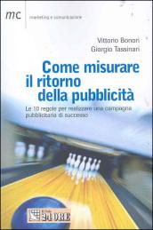 Come misurare il ritorno della pubblicità. Le 10 regole per realizzareuna campagna pubblicitaria di successo