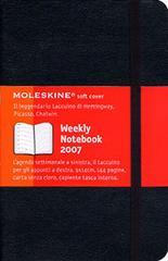 Moleskine pocket. Agenda-taccuino settimanale 2007, 12 mesi copertina morbida