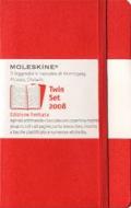 MOLESKINE AGENDA TWIN SET ROSSO 2008 (OFFERTISSIMA !!!!!)