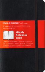 Moleskine pocket weekly. Agenda-taccuino settimanale 2008 copertina morbida