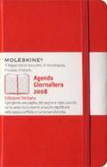 MOLESKINE AGENDA GIORNALIERA ROSSA 2008 (OFFERTISSIMA !!!!!)