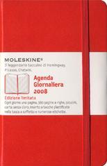 MOLESKINE AGENDA GIORNALIERA ROSSA 2008 (OFFERTISSIMA !!!!!)