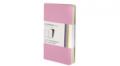 Volant pocket ruled notebook, pink