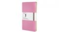 Volant large plain notebook, pink