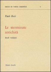 Le sterminate antichità. Studi vichiani