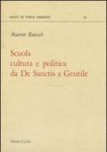 Scuola, cultura politica da De Sanctis a Gentile