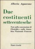 Due costituenti settecentesche