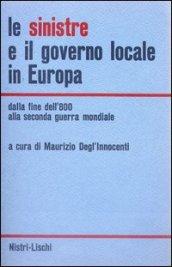 Le sinistre e il governo locale in Europa