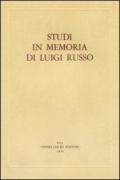 Studi in memoria di Luigi Russo