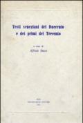 Testi veneziani del Duecento e dei primi del Trecento