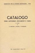 Catalogo degli autografi, documenti e cimeli (di Mazzini)