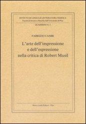 L'arte dell'impressione e dell'espressione nella critica di Robert Musil