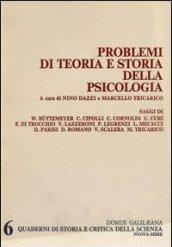 Problemi di teoria e storia della psicologia