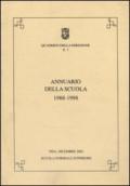 Annuario della Scuola normale superiore. Anni 1988-1998