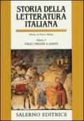Storia della letteratura italiana. 1.Dalle origini a Dante