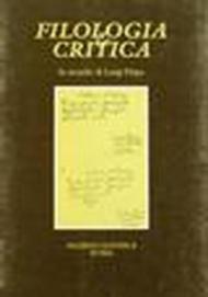 In ricordo di Luigi Firpo. Fascicolo speciale di «Filologia e Critica»