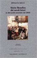 Storia filosofica dei secoli futuri (e altri scritti umoristici del 1860)