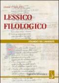 LESSICO FILOLOGICO