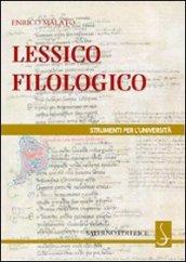 LESSICO FILOLOGICO