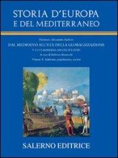 Storia d'Europa e del Mediterraneo. 10.Ambiente, popolazione, società