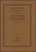 Discorso sopra la prima cantica della «Commedia»