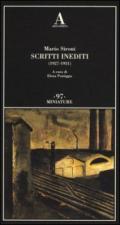 Scritti inediti (1927-1931)