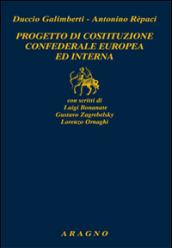Progetto di costituzione confederale europea ed interna