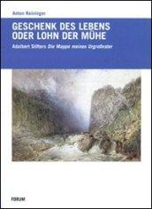 Geschenck des Lebens oder Lohn der Muhe. Adalbert Stifters «Mappe meines Urgrosvaters»