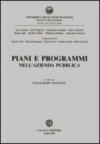 Piani e programmi nell'azienda pubblica