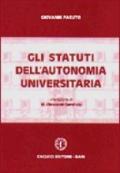 Gli statuti dell'autonomia universitaria