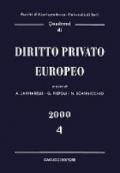 Quaderni di diritto privato europeo. Vol. 4