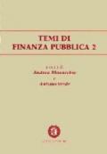 Temi di finanza pubblica: 2