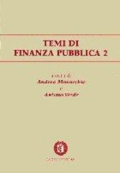 Temi di finanza pubblica: 2