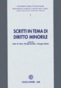 Scritti in tema di diritto minorile