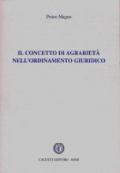 Il concetto di agrarietà nell'ordinamento giuridico