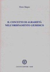 Il concetto di agrarietà nell'ordinamento giuridico