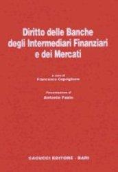 Diritto delle banche degli intermediari finanziari e dei mercati