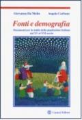 Fonti e demografia. Documenti per lo studio della popolazione italiana dal XV al XXI secolo