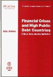 Financial crises and high public debt countries. Evidence, theory and policy implications