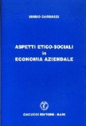 Aspetti etico-sociali in economia aziendale