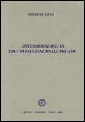 L' intermediazione in diritto internazionale privato
