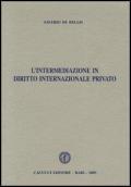 L' intermediazione in diritto internazionale privato