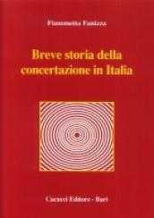 Breve storia della concertazione in Italia