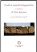 Studi di antichità linguistiche in memoria di Ciro Santoro