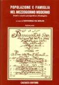 Popolazione e famiglia nel Mezzogiorno moderno: 1