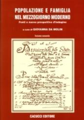 Popolazione e famiglia nel Mezzogiorno moderno: 2