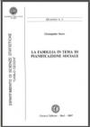 La famiglia in tema di pianificazione sociale